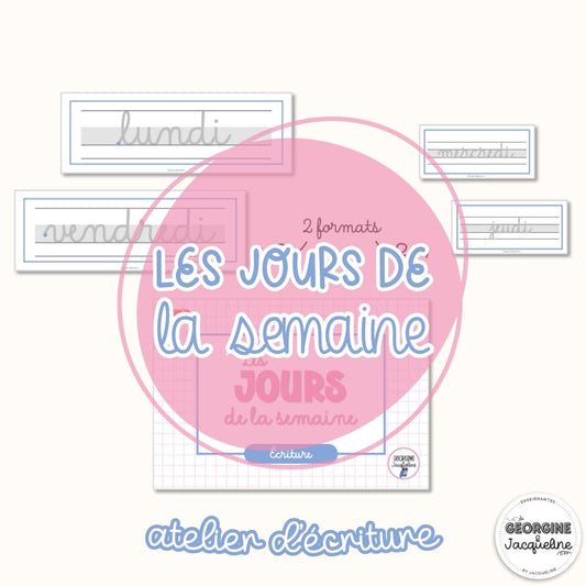 Les jours de la semaine - 8 ateliers ludiques et progressifs - Pack économique