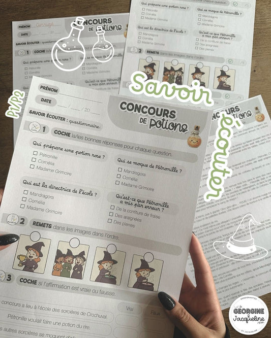 Savoir écouter – Le concours de potions (Halloween)