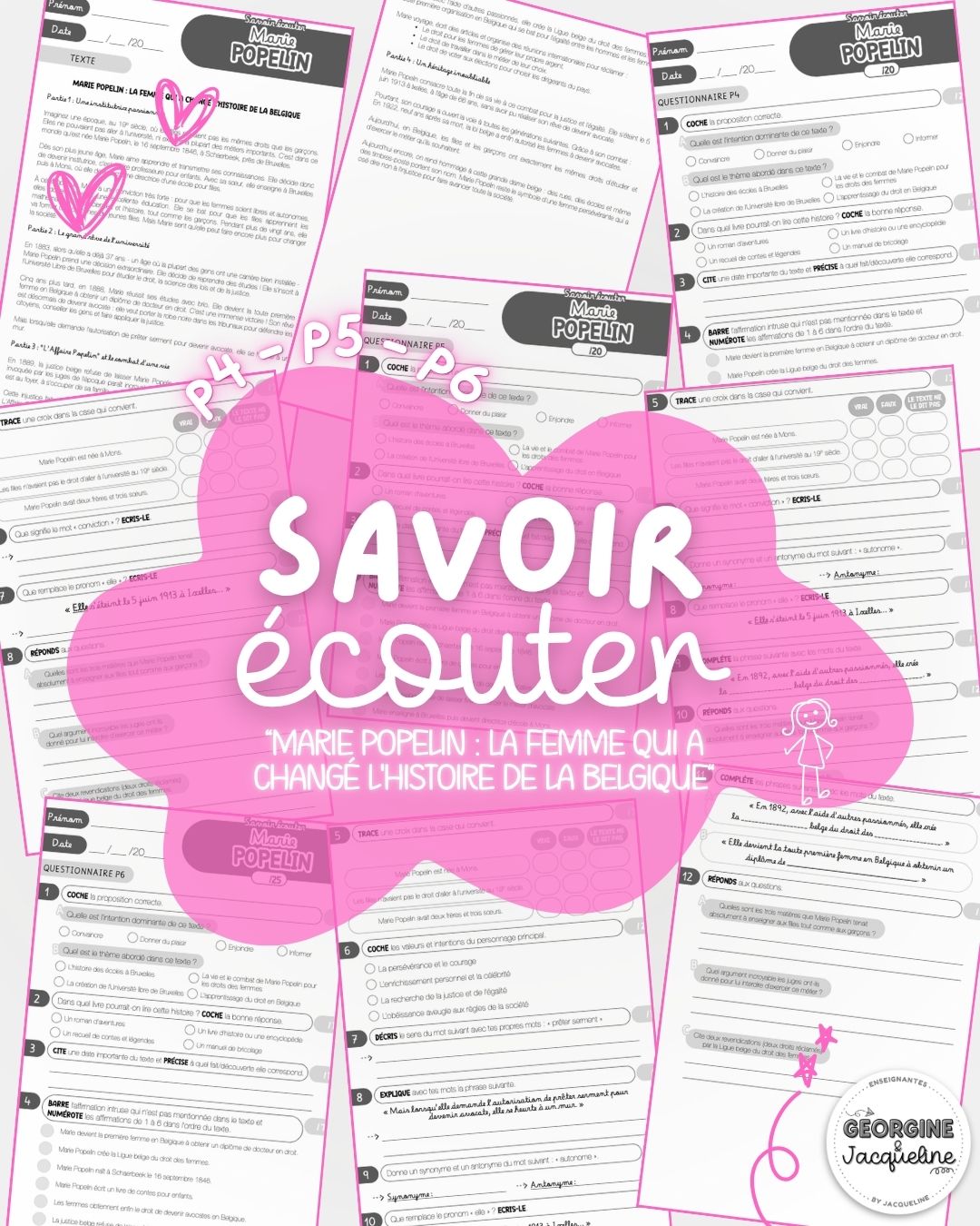 Savoir écouter – Marie Popelin - P4/P5/P6