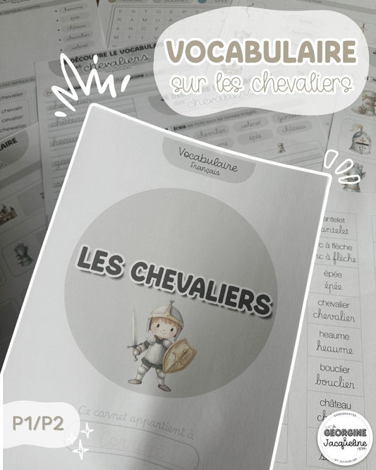 Le vocabulaire des chevaliers – Dossier d'exercices