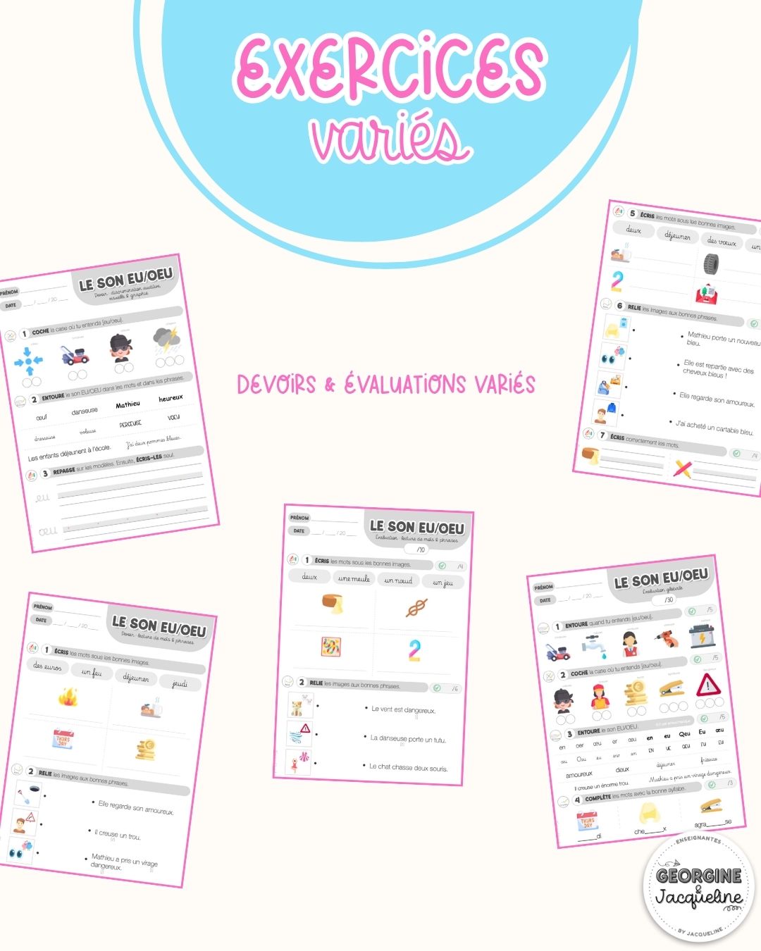 Le son EU/ŒU - dossier d'apprentissage du code
