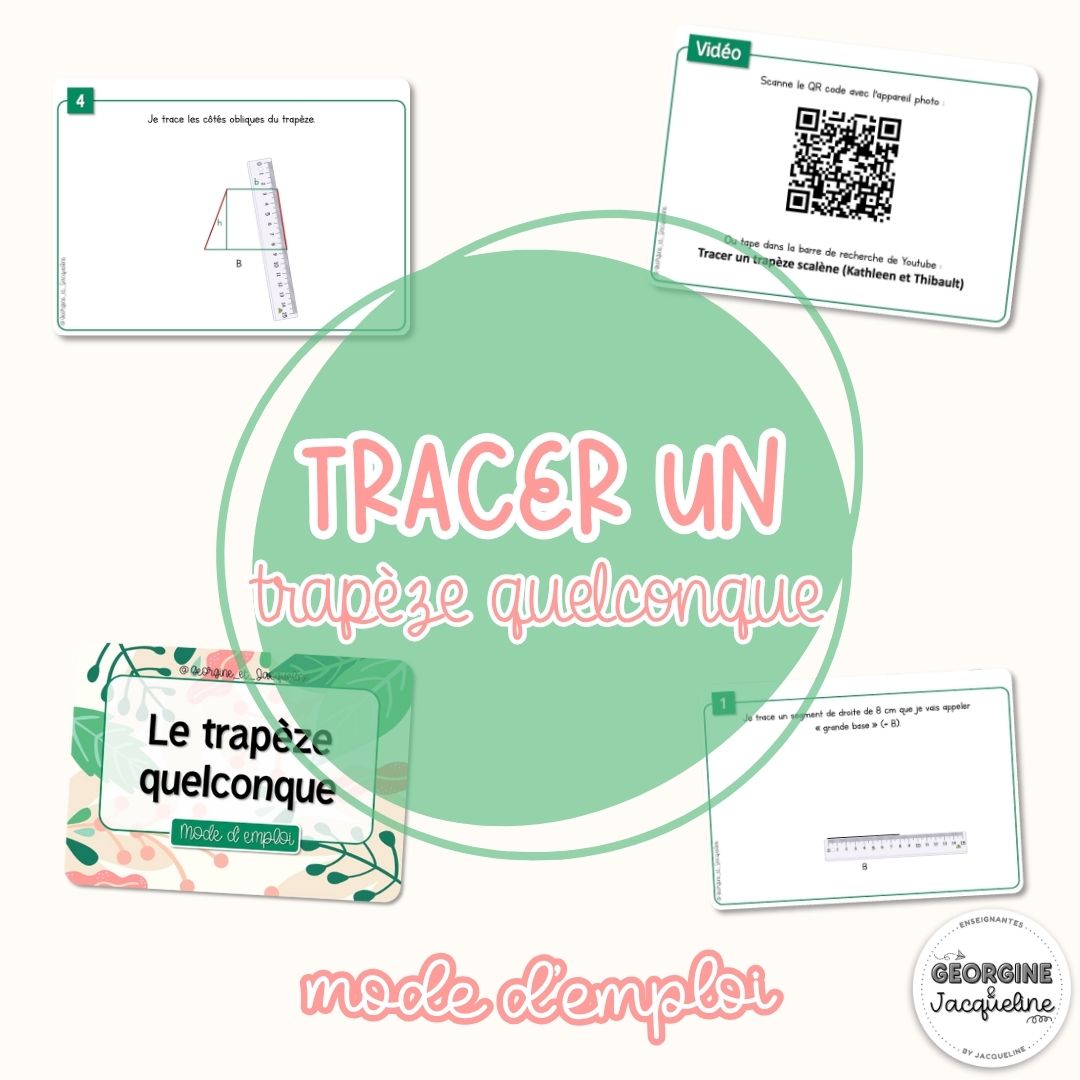 Tracer un trapèze quelconque – Mode d’emploi pas à pas