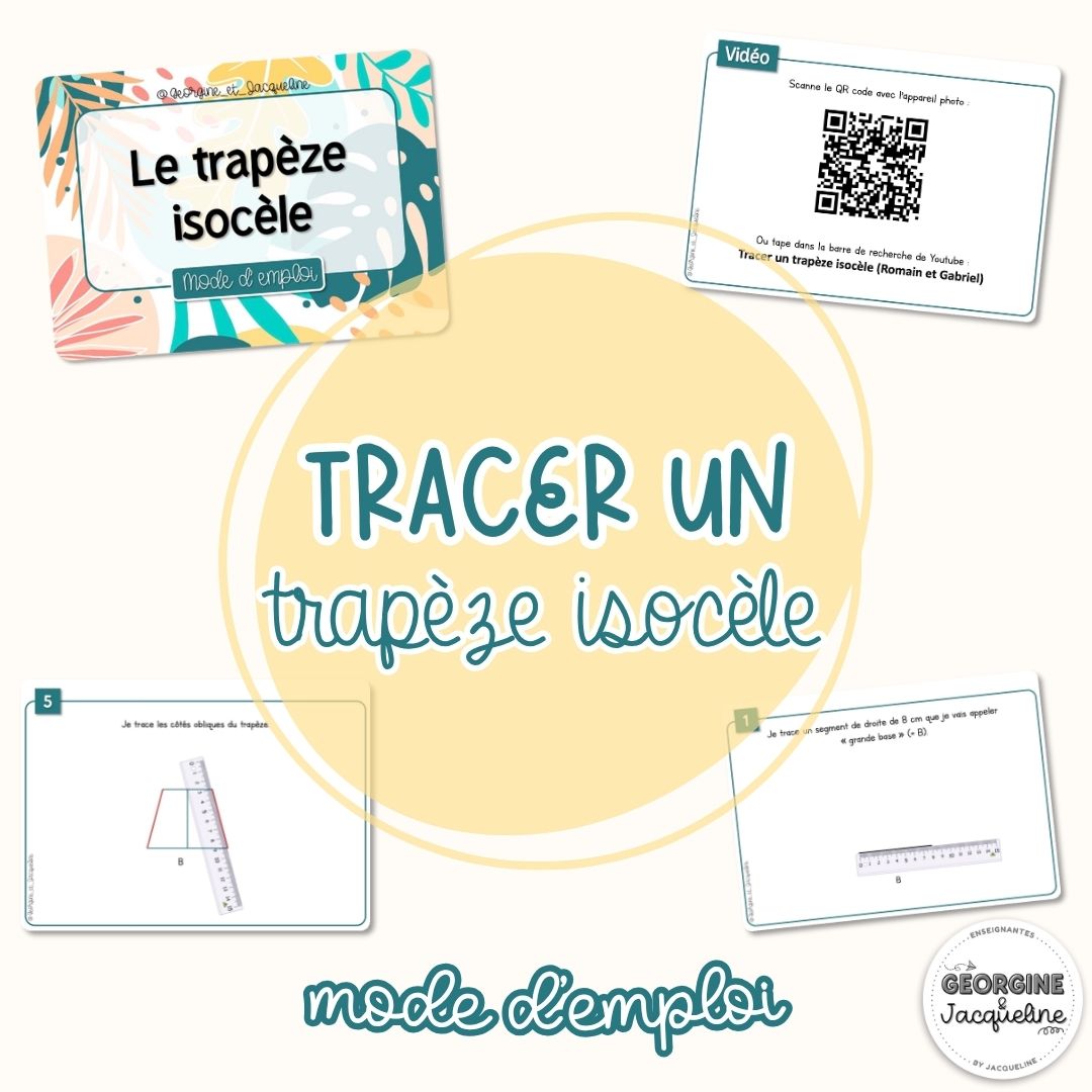 Tracer un trapèze isocèle – Mode d’emploi pas à pas