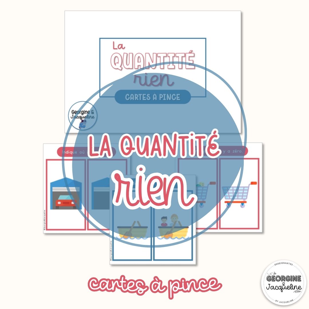 La quantité « rien » – CÀP / Cartes à pinces