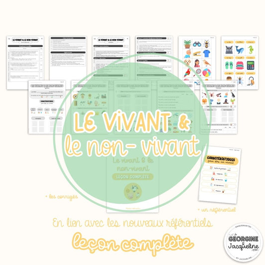 Le vivant – Leçons complètes - Pack économique