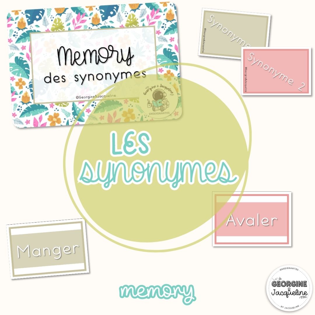 Les synonymes – Memory