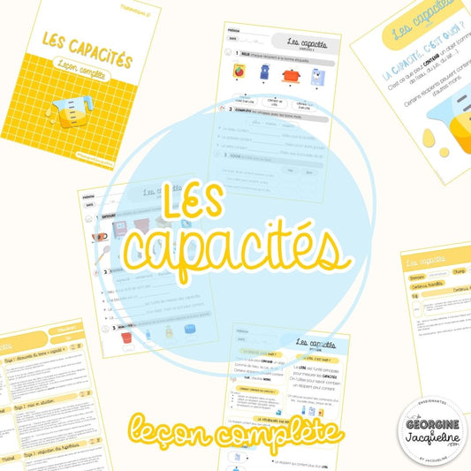 Les capacités - leçon complète
