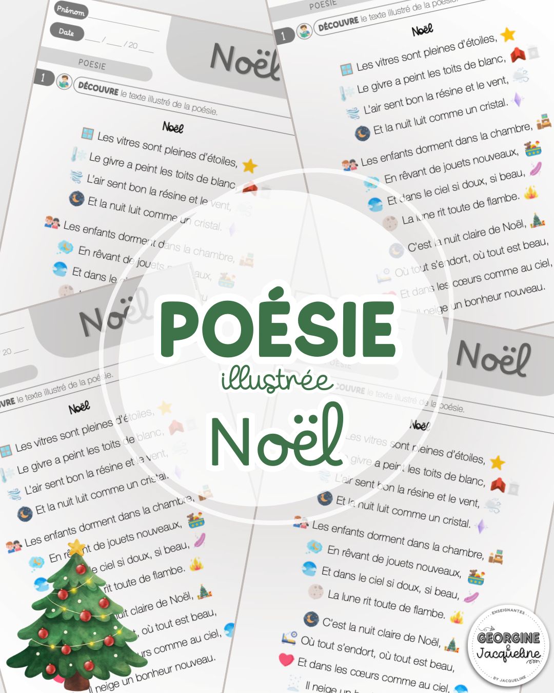 Poésie illustrée pour Noël