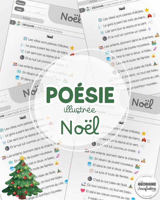 Poésie illustrée pour Noël