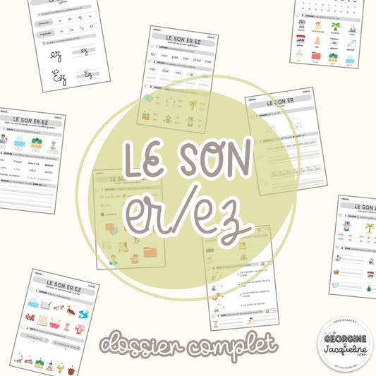 Le son ER/EZ - dossier d'apprentissage du code