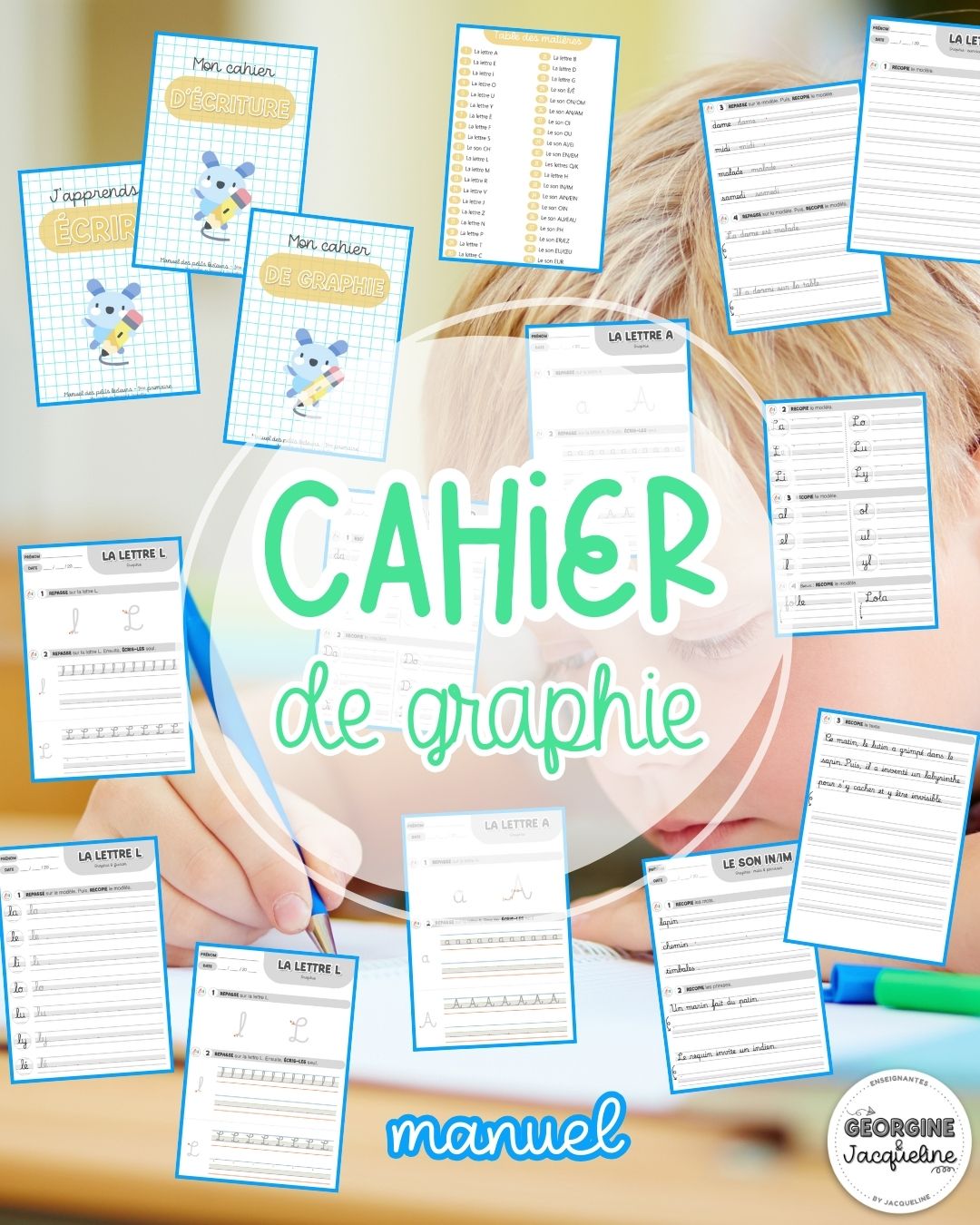 Manuel : cahier de graphie-écriture - En route vers la lecture et l'écriture