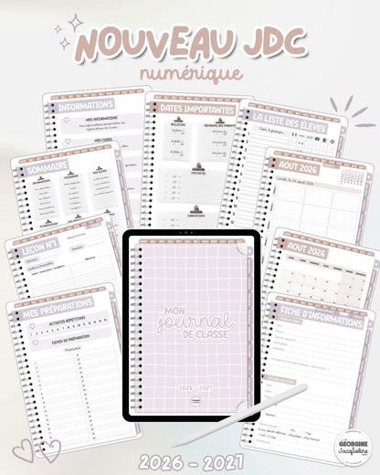 Le journal de classe numérique 2026-2027