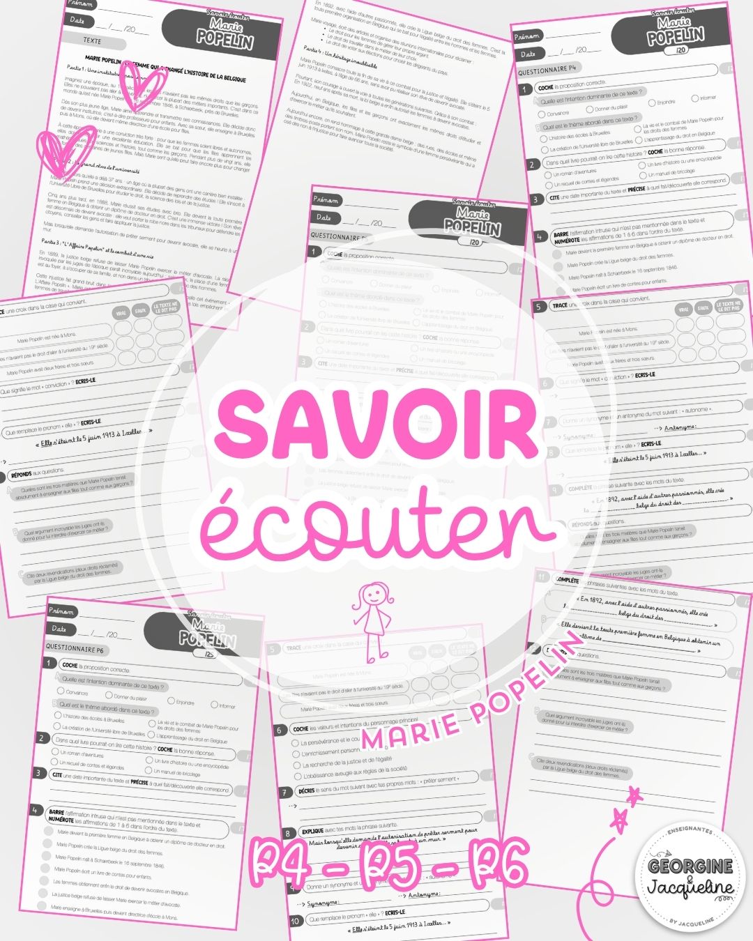 Savoir écouter – Marie Popelin - P4/P5/P6