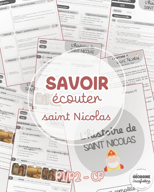 Savoir écouter sur l'histoire de saint Nicolas