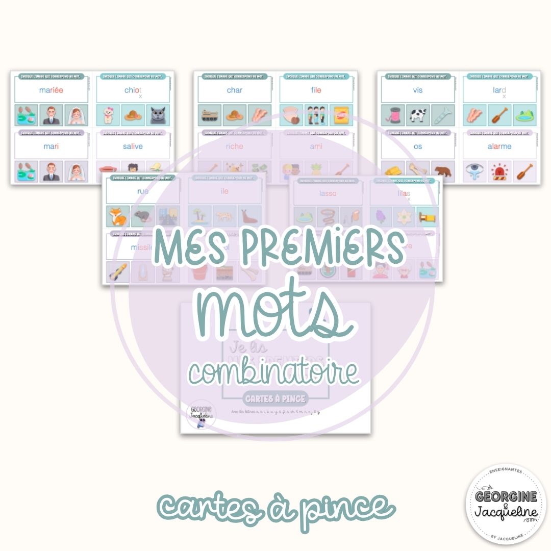 Je lis mes premiers mots – Pack économique (7 ateliers)