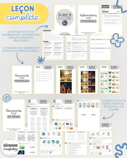 Le jour et la nuit – Leçon complète