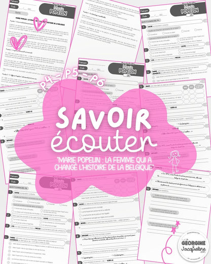 Savoir écouter – Marie Popelin - P4/P5/P6