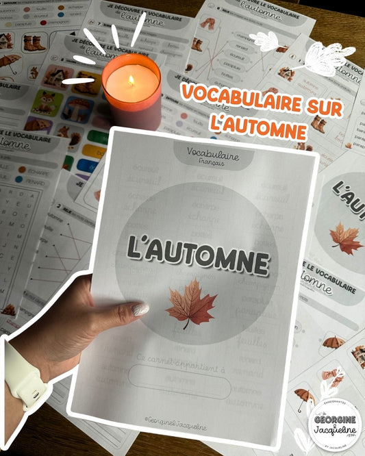 Le vocabulaire de l'automne – Dossier d'exercices