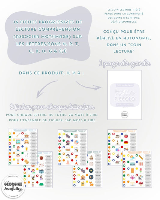 Le coin de lecture 1  – Lecture compréhension (P1)