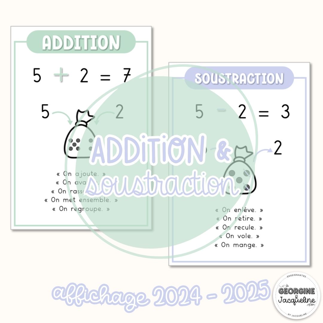 Addition / Soustraction – Affichage 2024 – 2025