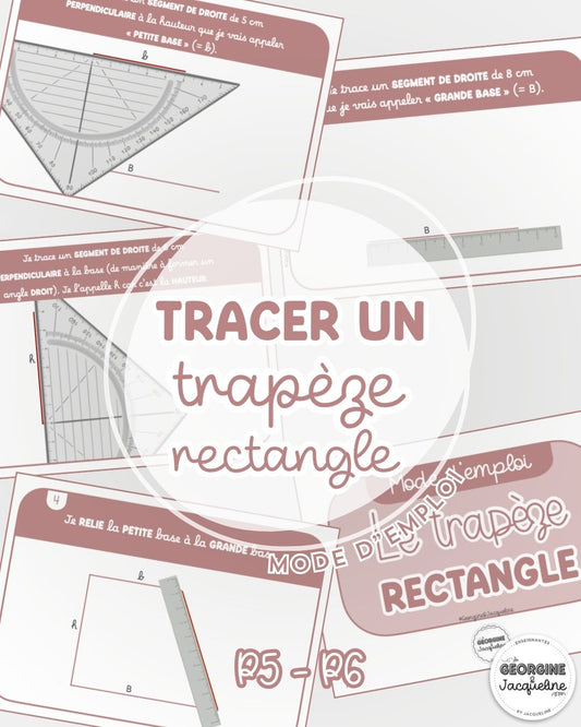Tracer un trapèze rectangle – Mode d’emploi pas à pas