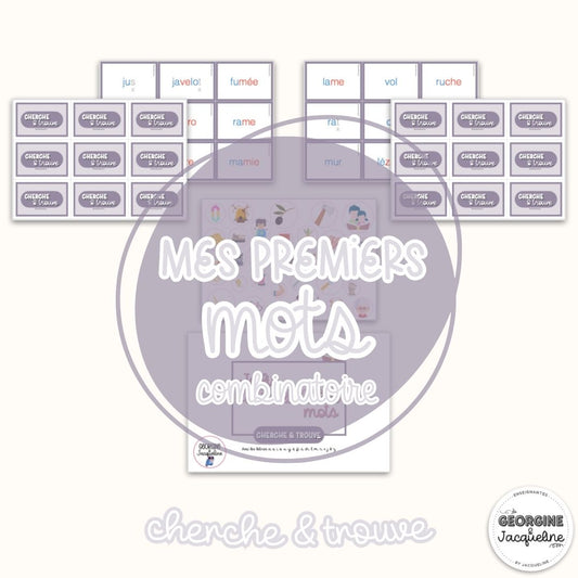Je lis mes premiers mots – Cherche & trouve