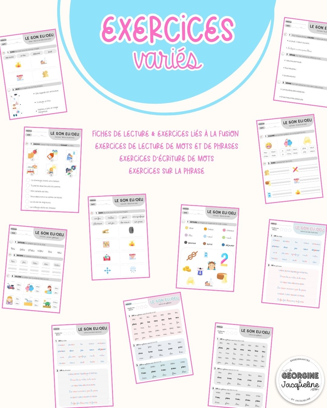 Le son EU/ŒU - dossier d'apprentissage du code