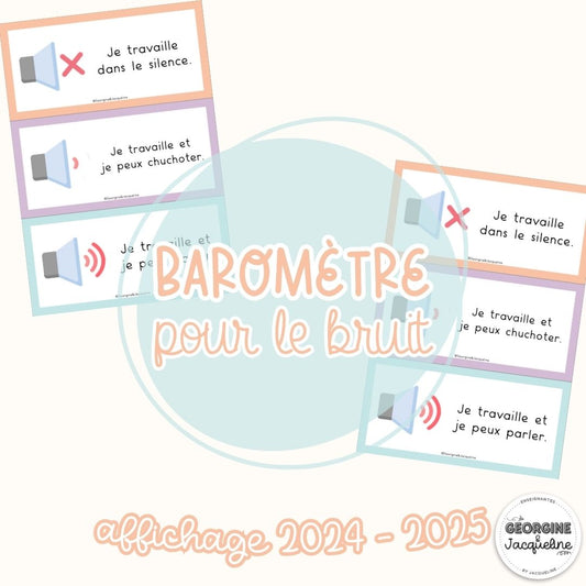 Baromètre du son – Affichage 2024 – 2025
