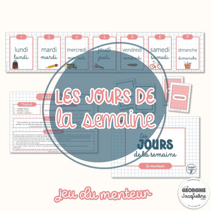 Les jours de la semaine - Pack économique complet – leçon + 8 ateliers