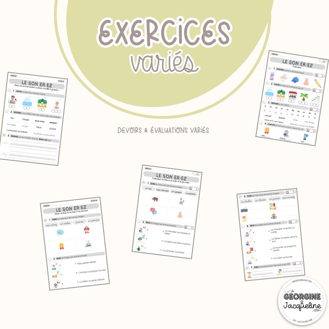 Le son ER/EZ - dossier d'apprentissage du code