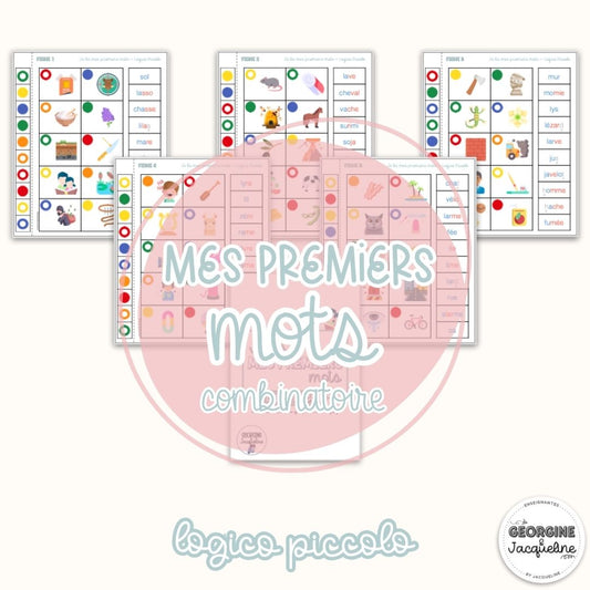 Je lis mes premiers mots – Logico Piccolo