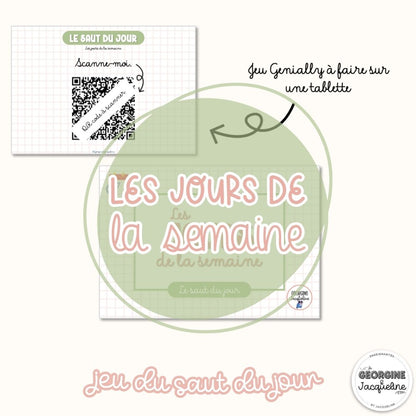 Les jours de la semaine - Pack économique complet – leçon + 8 ateliers