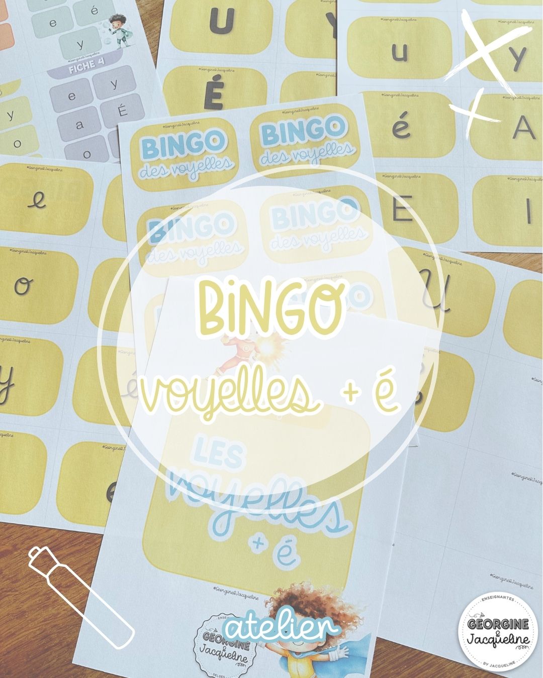 Les voyelles + é - BINGO !