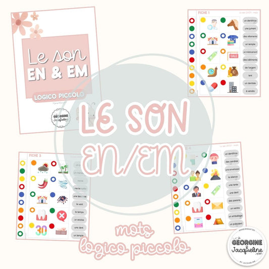 Le son EN/EM - Logico Piccolo - mots (atelier)