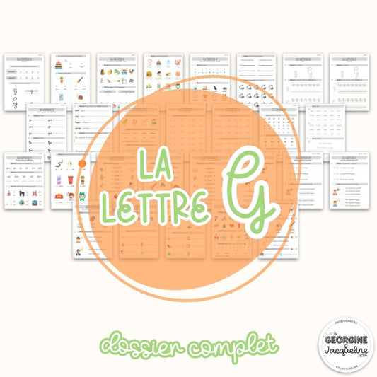 La lettre G – Dossier d’apprentissage du code