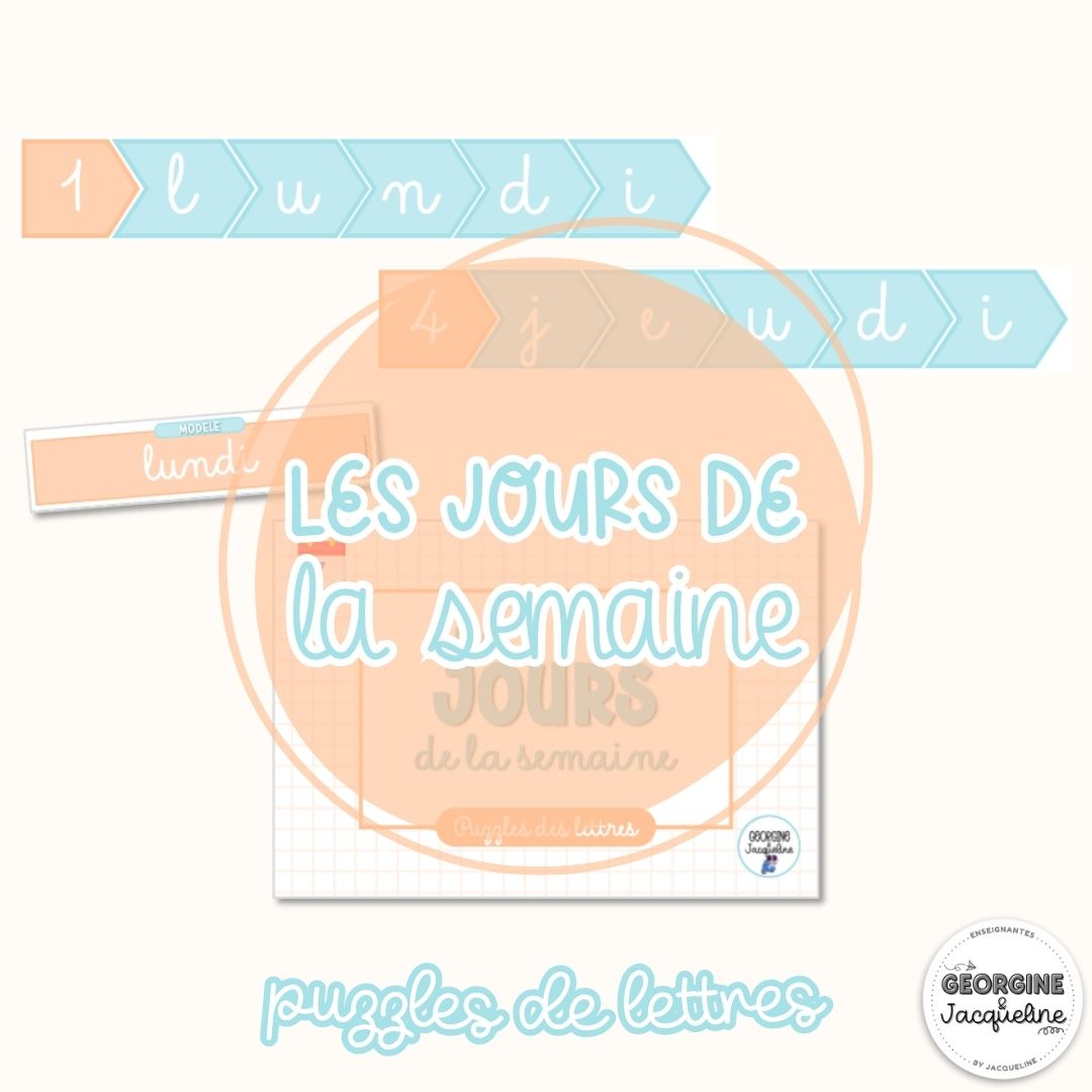Les jours de la semaine - Pack économique complet – leçon + 8 ateliers