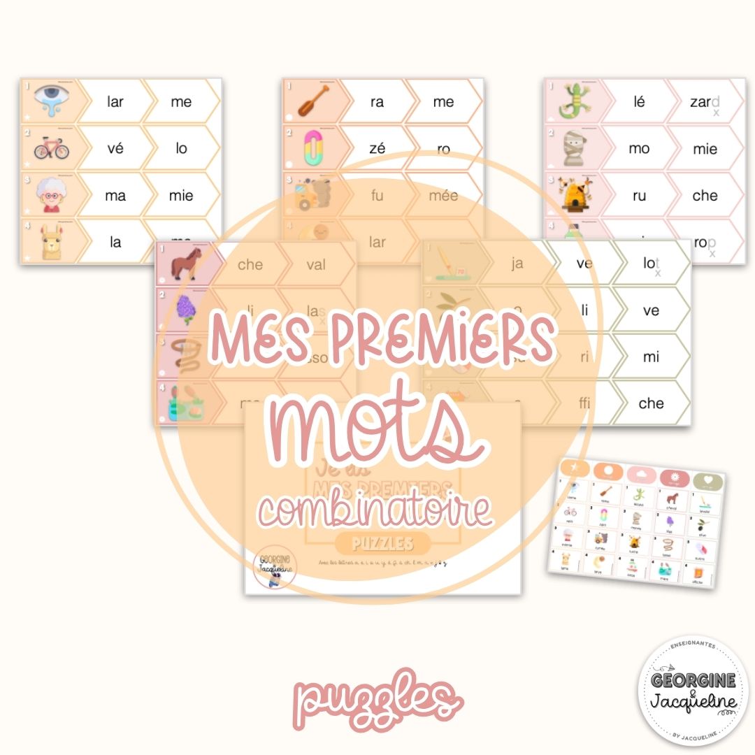 Je lis mes premiers mots – Pack économique (7 ateliers)