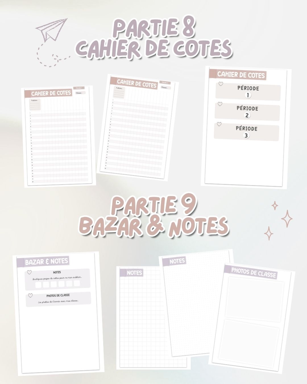 Le journal de classe papier 2026-2027
