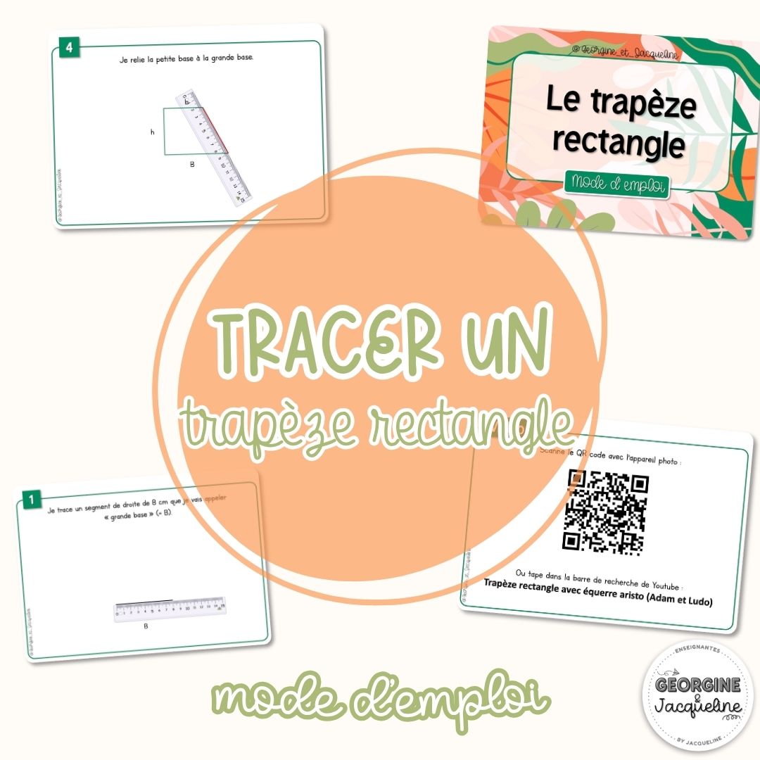 Tracer un trapèze rectangle – Mode d’emploi pas à pas