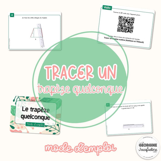 Tracer un trapèze quelconque – Mode d’emploi pas à pas