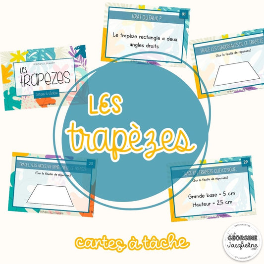 Les trapèzes – Cartes à tâches (CÀT)