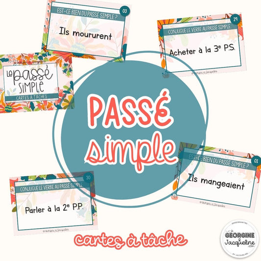 Le passé simple – Cartes à tâches (CÀT)