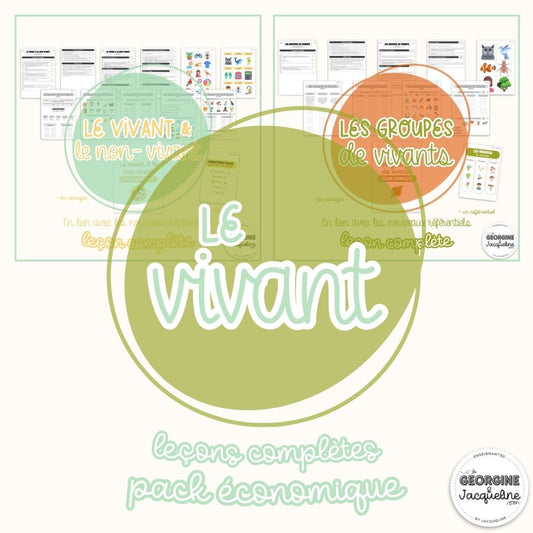 Le vivant – Leçons complètes - Pack économique