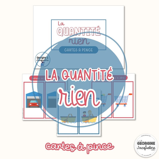 La quantité « rien » – CÀP / Cartes à pinces