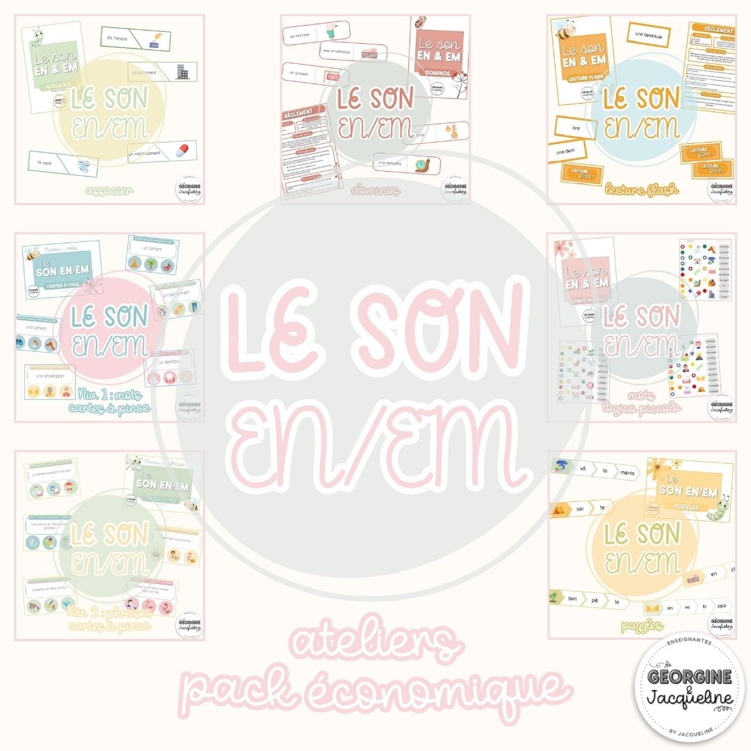 Le son EN/EM - Ateliers - Pack économique
