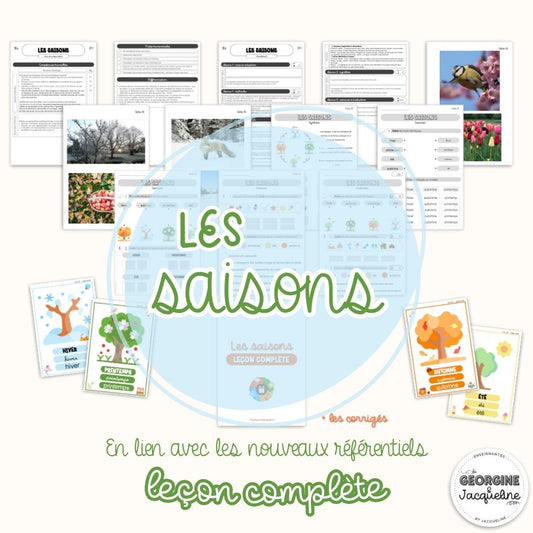 Les saisons – Leçon complète