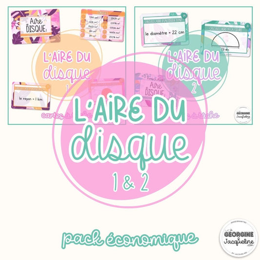 L’aire du disque – Pack économique – Séries 1 et 2 – CÀT / cartes à tâches