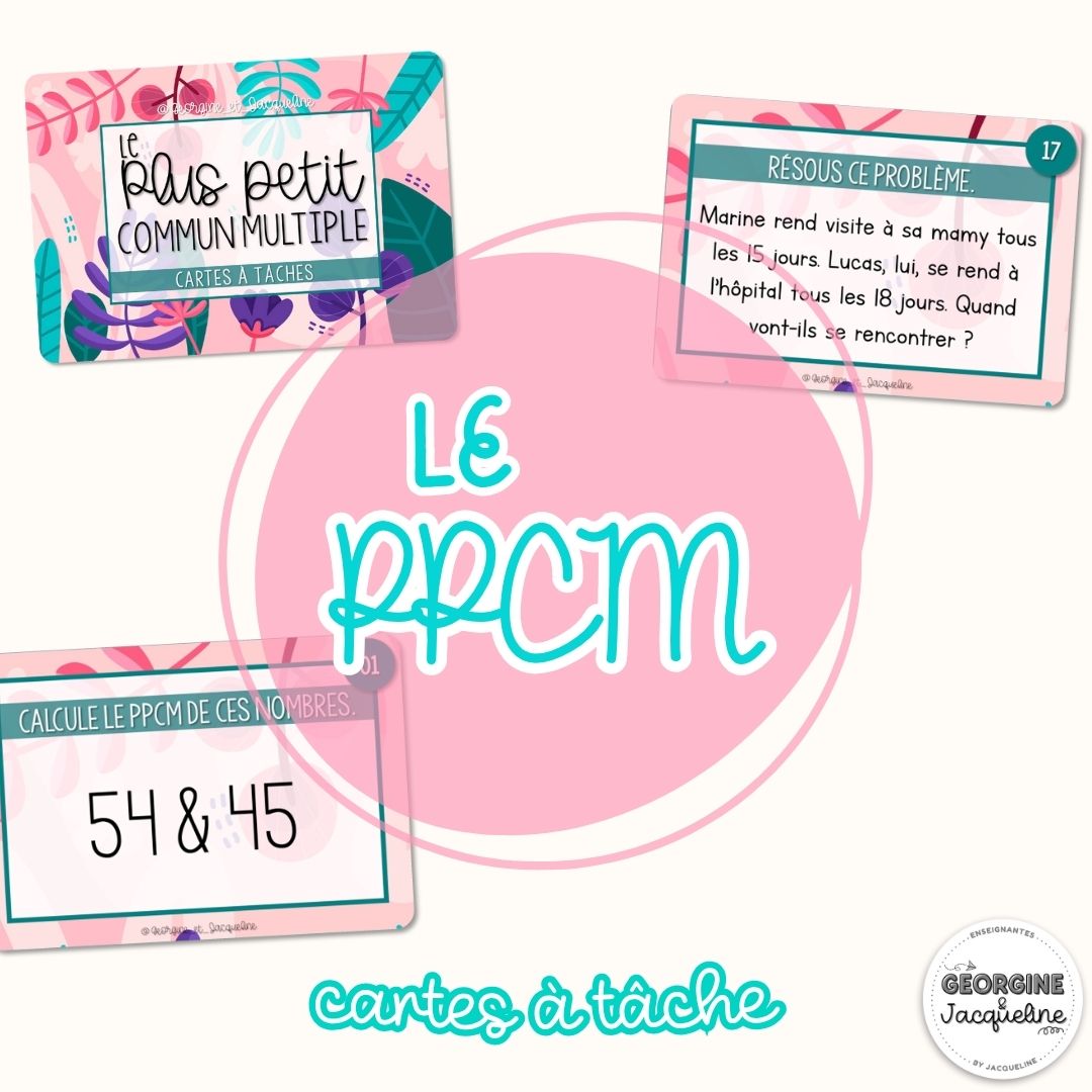 Le PPCM / le plus petit commun multiple – CÀT / Cartes à tâches