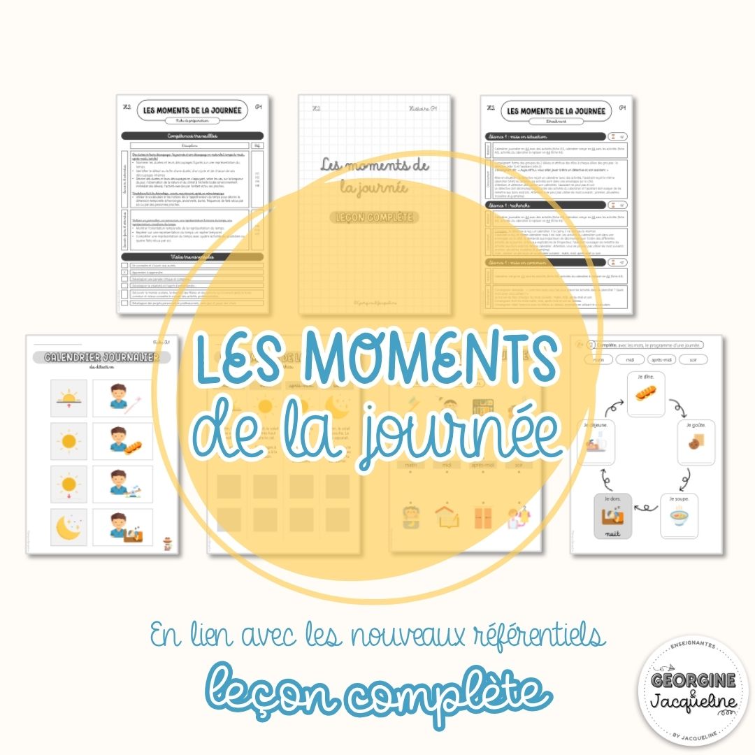 Les moments de la journée – Leçon complète