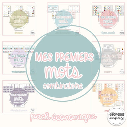 Je lis mes premiers mots – Pack économique (7 ateliers)